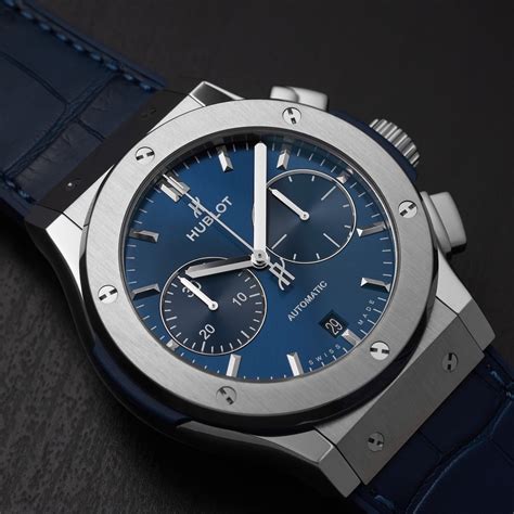 hublot classic fusion blue chronograph titanium price|hublot classic fusion classico.